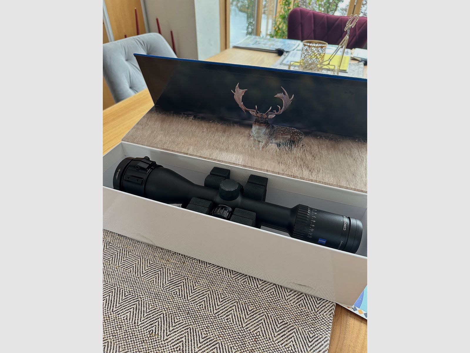 Zeiss Conquest V6 2-12x50 M con guida - come nuovo e ben curato