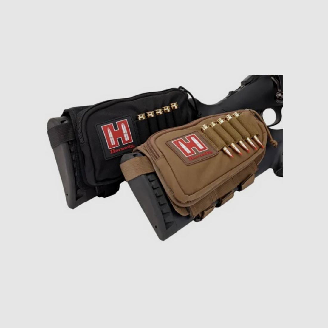 Hornady Patronenhalter Schafttasche CHEEK PIECE Schwarz, Rechtshand
