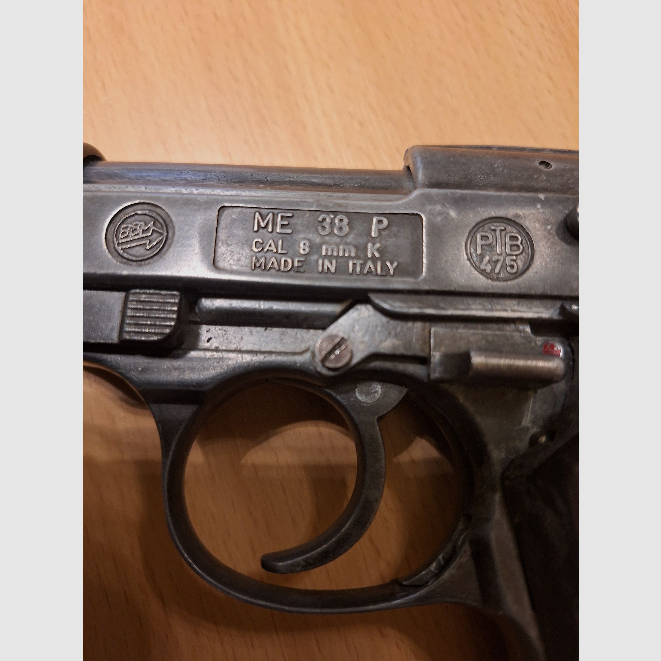 P 38 -  8mm blank firing