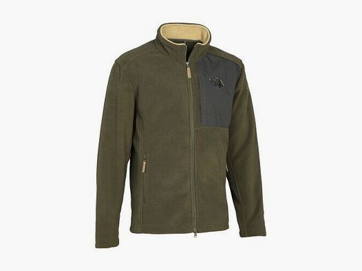 Percussion Fleecejacke Norway mit Jagdmotiv Wildschwein
