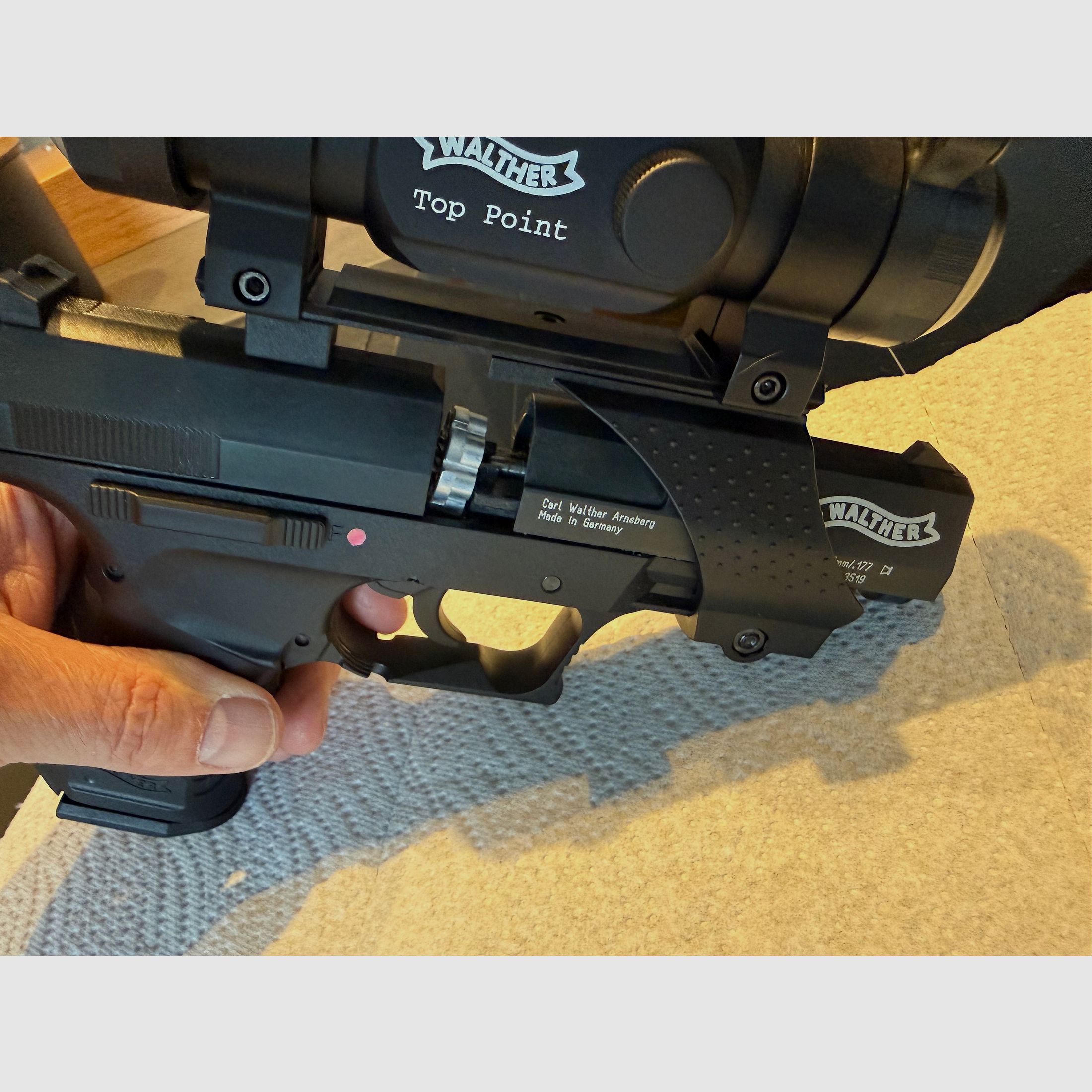 Walther CP99 pistolet à air 4,5 mm avec Top Point