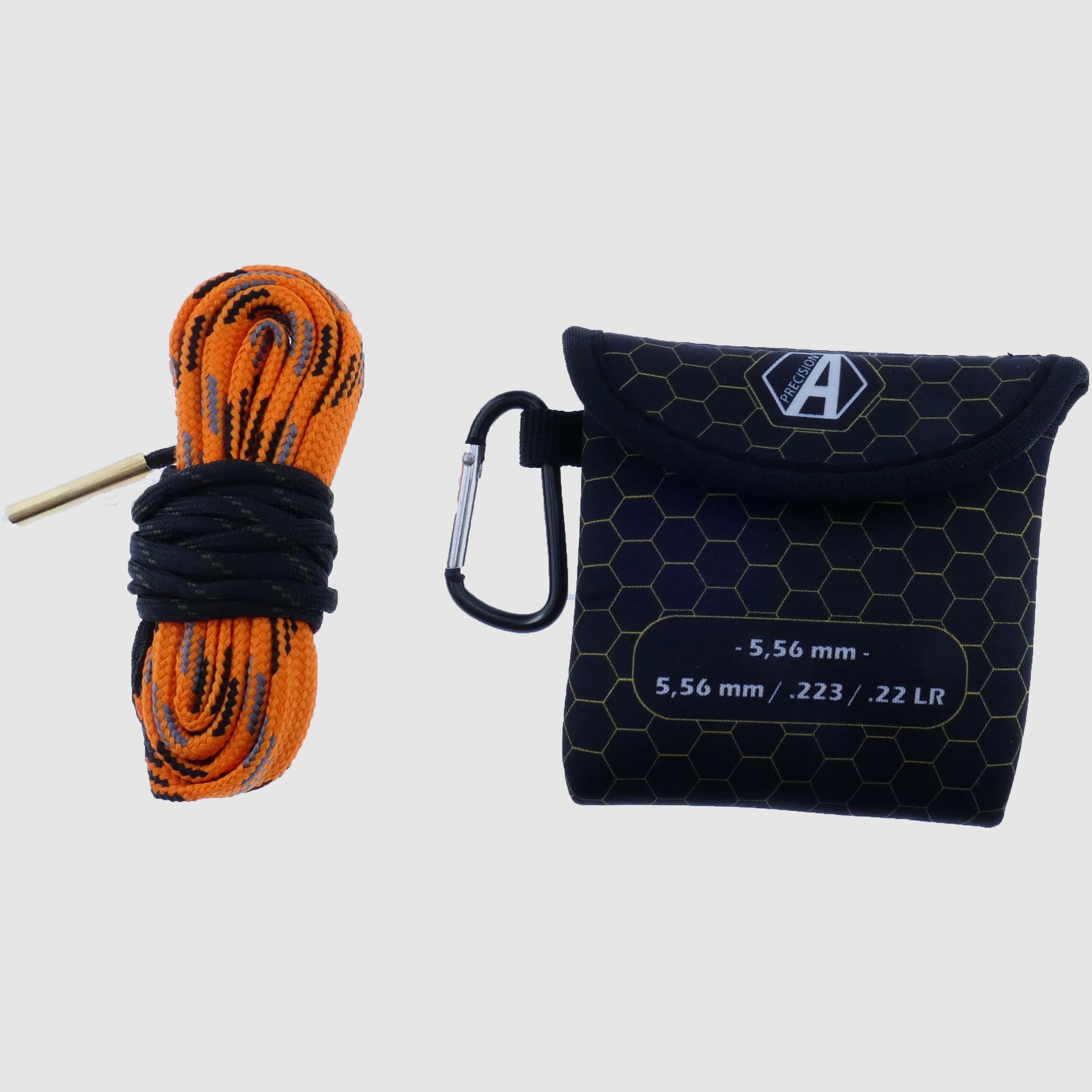 Premium Reinigungsschnur mit Etui - Kaliber leicht zu erkennen!
