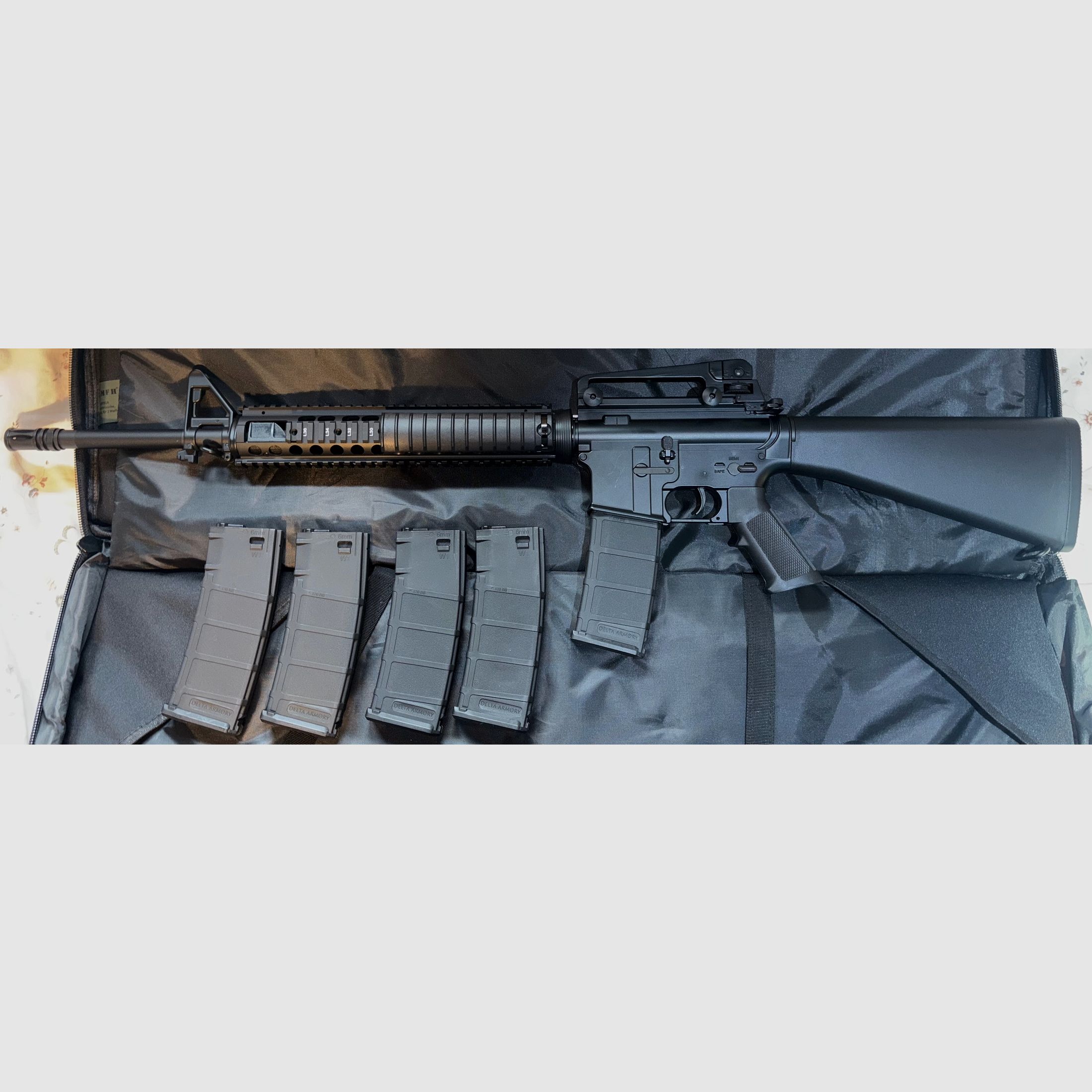 Begadi M16 A4 Sport -GEN.5- Upgrade S-AEG mit PRO HopUp, Begadi CORE EFCS / Mosfet & FSWS (frei ab 18 J.)