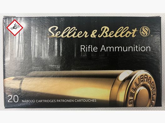 Sellier & Bellot cartouche de carabine .223Rem SP 55grs