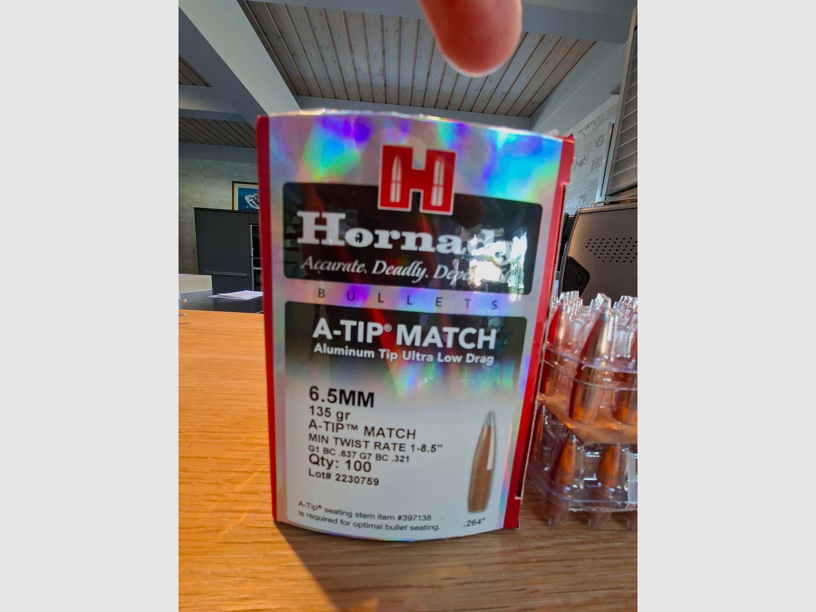 Hornady A-Tip 135 Grainau 6.5 Creedmoor Neu 75 St.