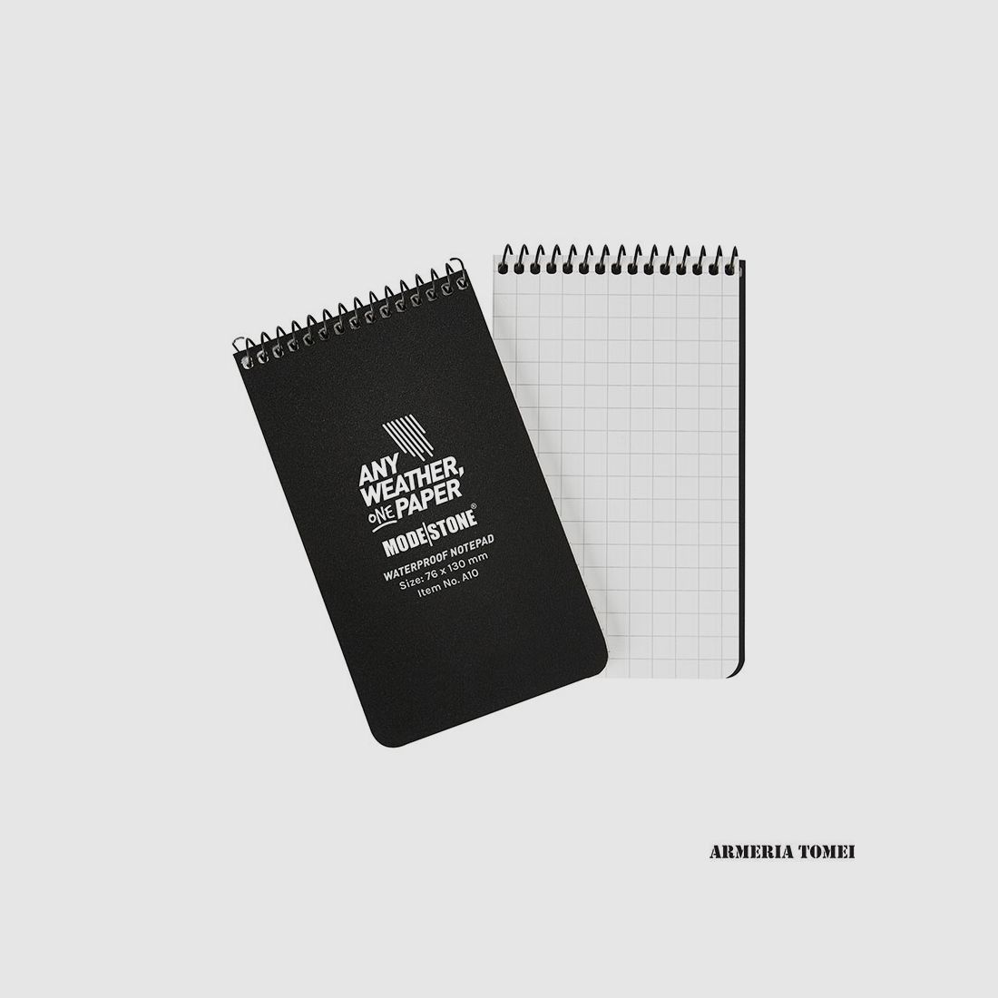 MODE|STONE NOTES A10 SCHWARZ 76X130