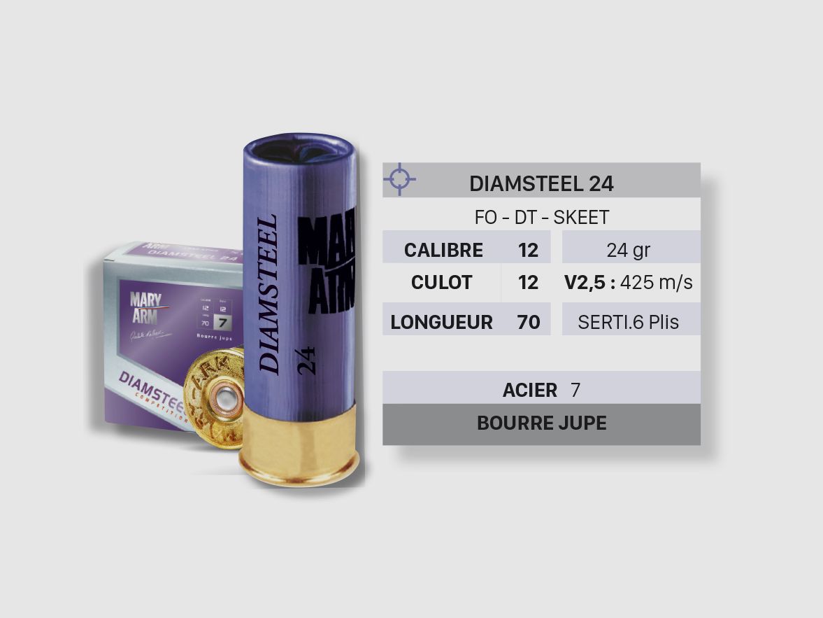 Mary Arm 24 g 6 cal. 12 Diamsteel