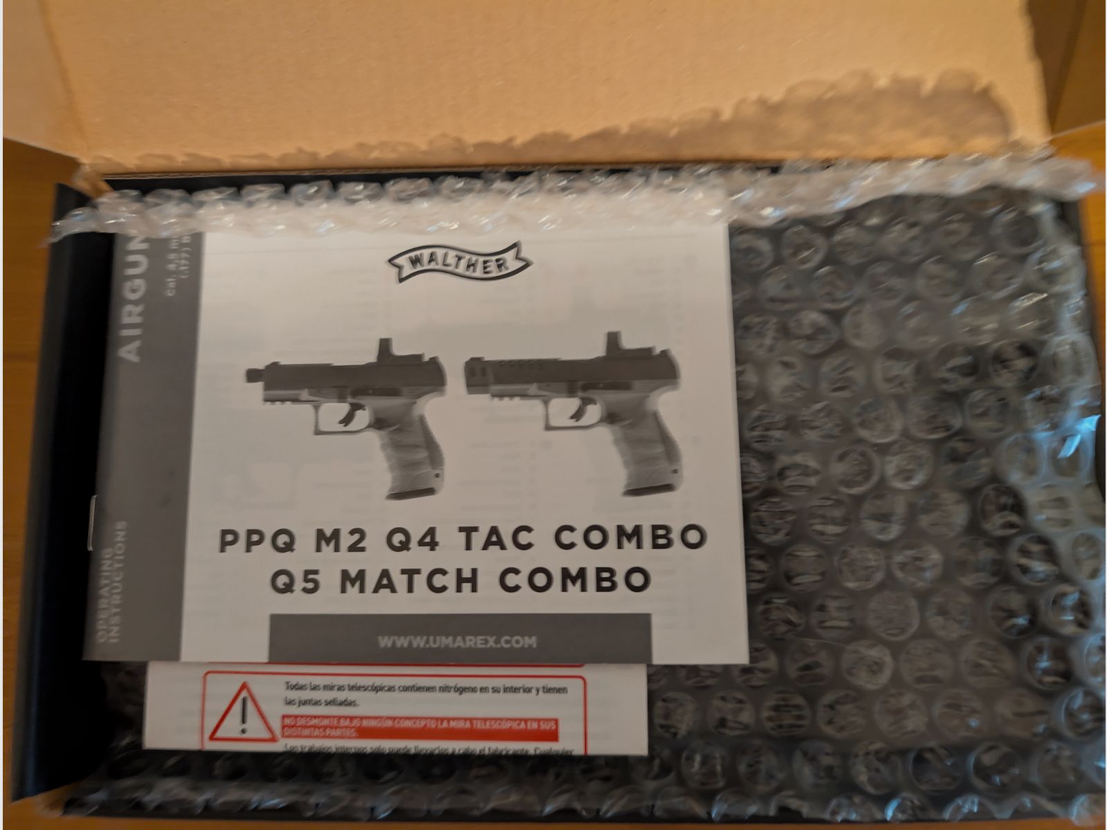 Umarex Walther Q5 Match Combo 5" CO2 NEU - inkl. 2000 Diabolos