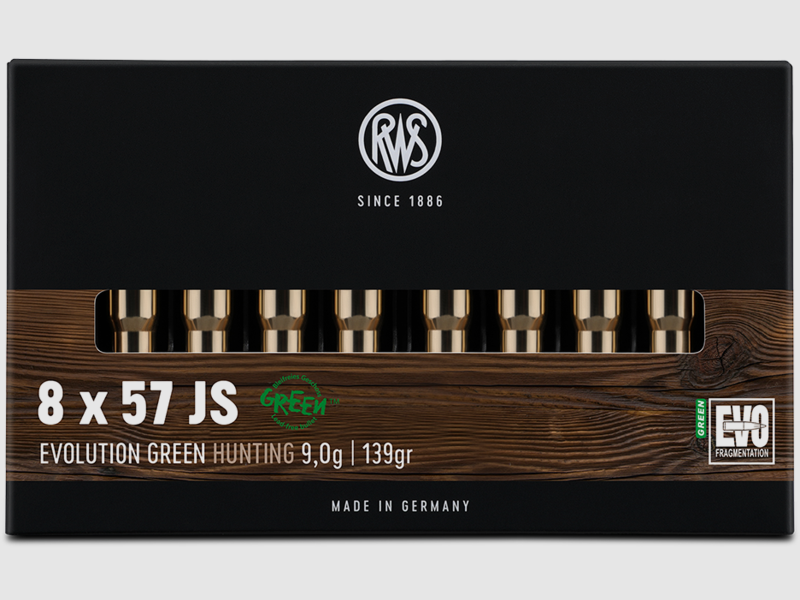 8 x 57 JS RWS EVOLUTION GREEN 9.0g, Bild 1 von 2