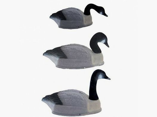 Lokvogel Canada gans stapelbaar geflockt set van 6