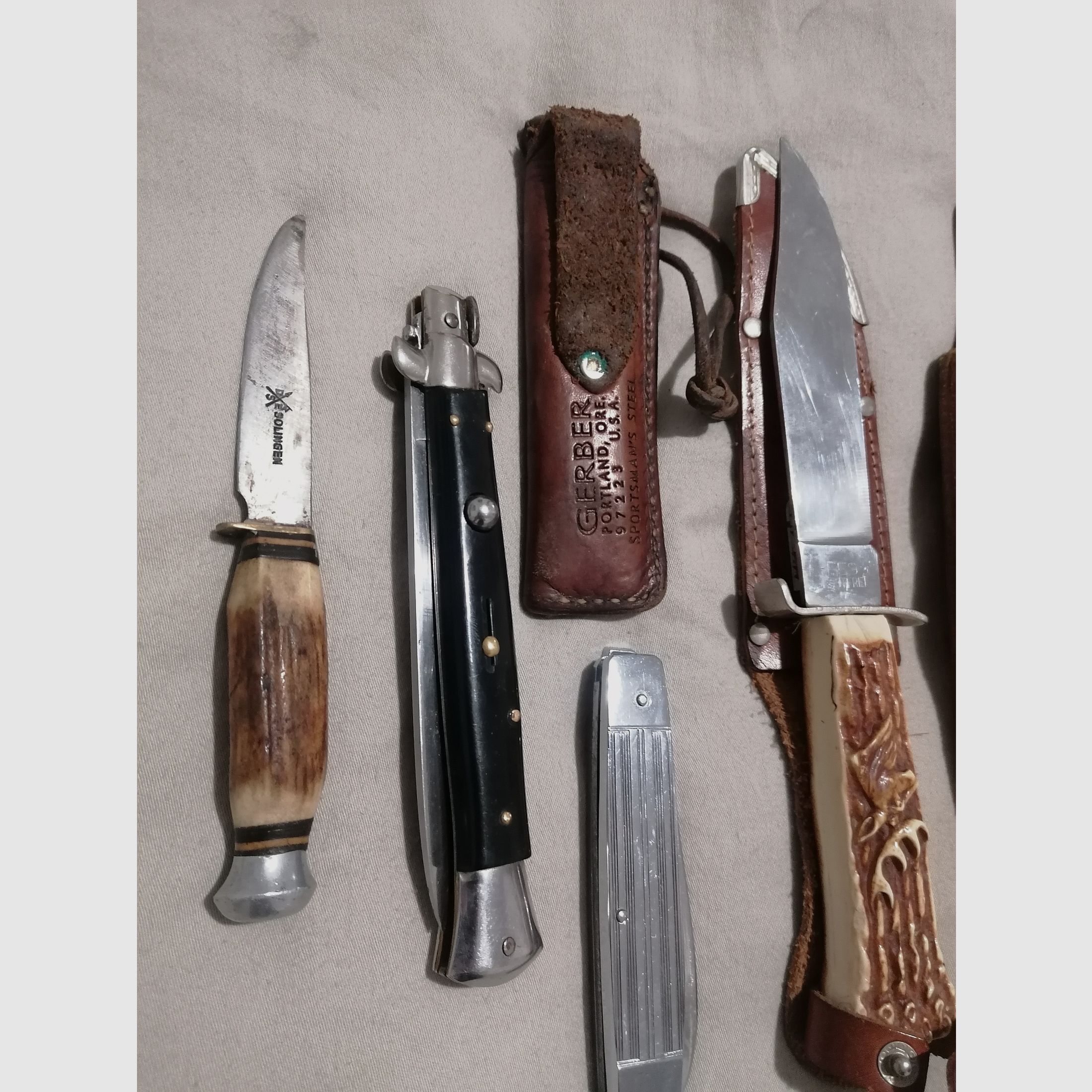 Jagdmesser Solingen Hubertus Konvolut Outdoor Zubehör