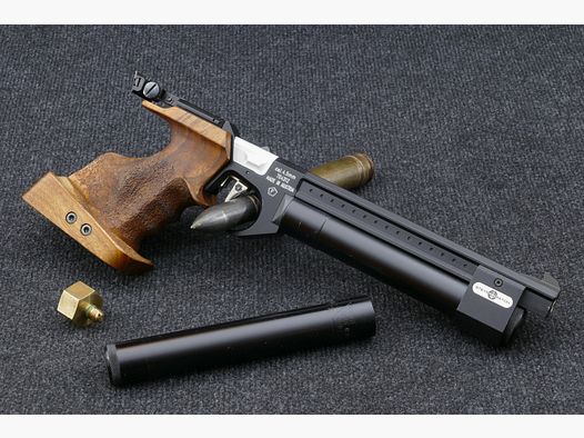 Steyr-Mannlicher LP1 CO₂ Match 4,5 mm „Match 91“ | 2 cartouches + adaptateur de remplissage Conversion possible en air comprimé