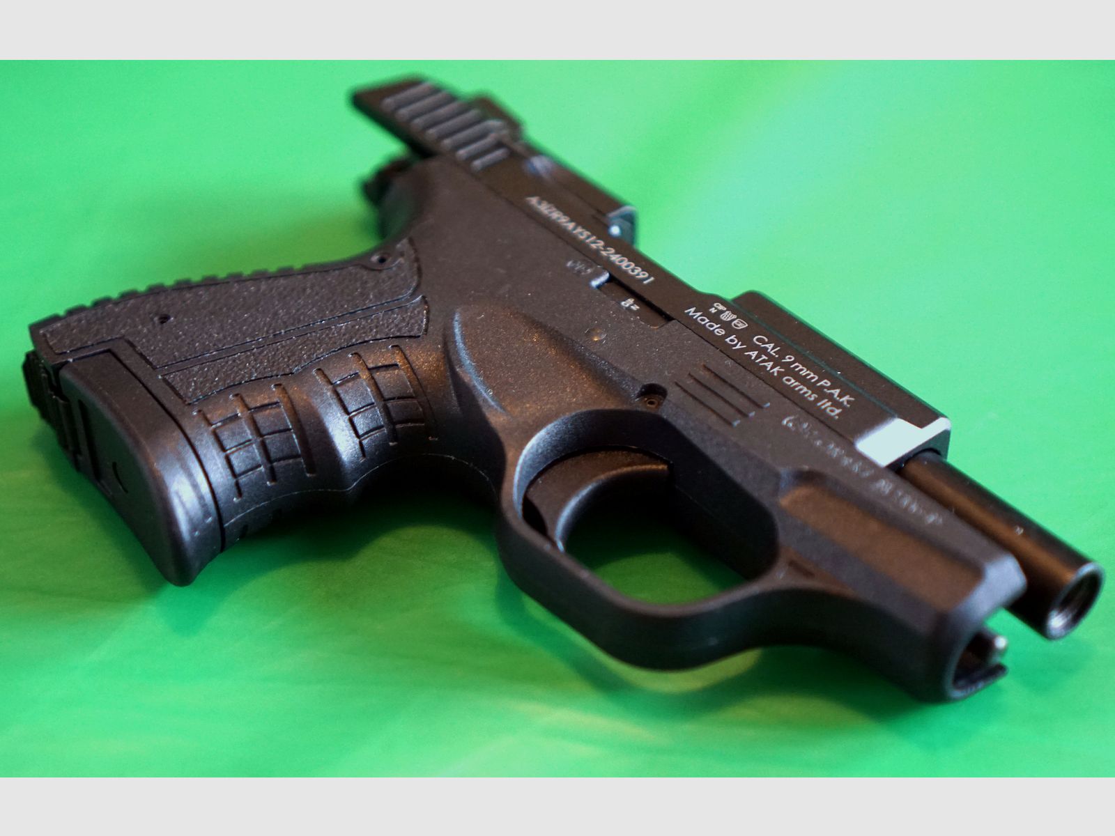Zoraki 906-P pistola de fogueo 9mm P.A.K. (PTB 1099) - como nueva!