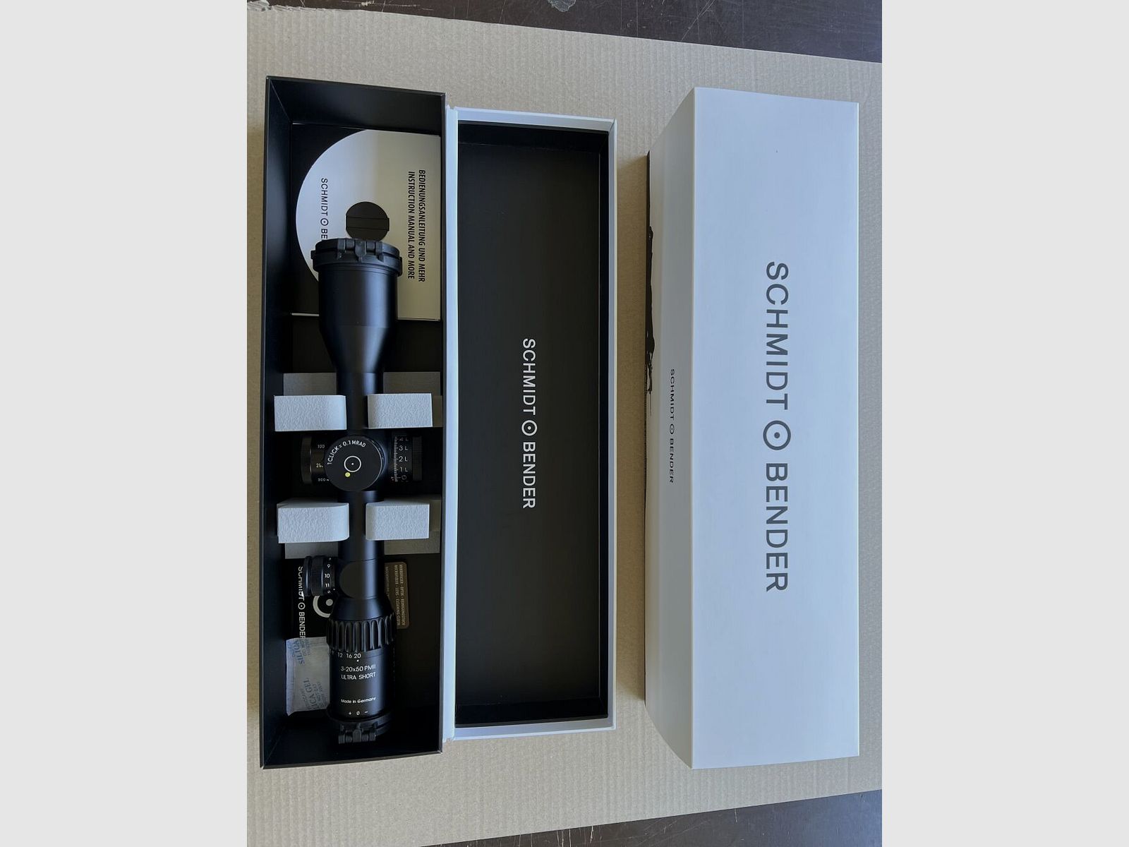 Schmidt & Bender Schmidt & Bender 3-20x50 PM II Ultra Short LP MSR2 1 cm cw DT II+ MTC LT 667-911-822-M3-I6