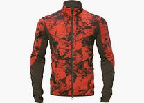 Härkila Wildboar Pro pomarańczowe Camo Fleece kurtki dla mężczyzn