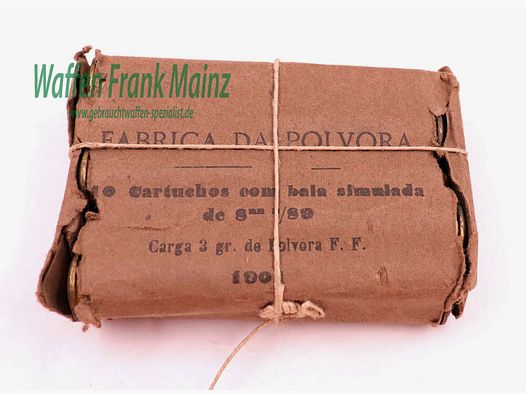Portoghese - cartucce per fucile sconosciute/manovre 8x56 Kopatschek (8x54,5 R)