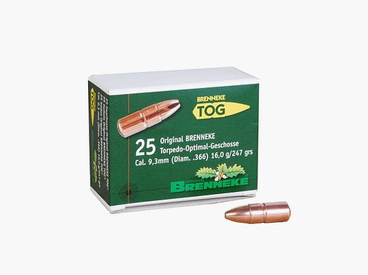 Brenneke Bullets .366 16.0g/247grs. TOG