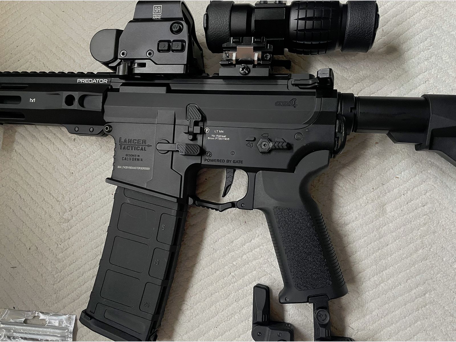 Lancer Tactical Predator 10" Gen4 + accessoires