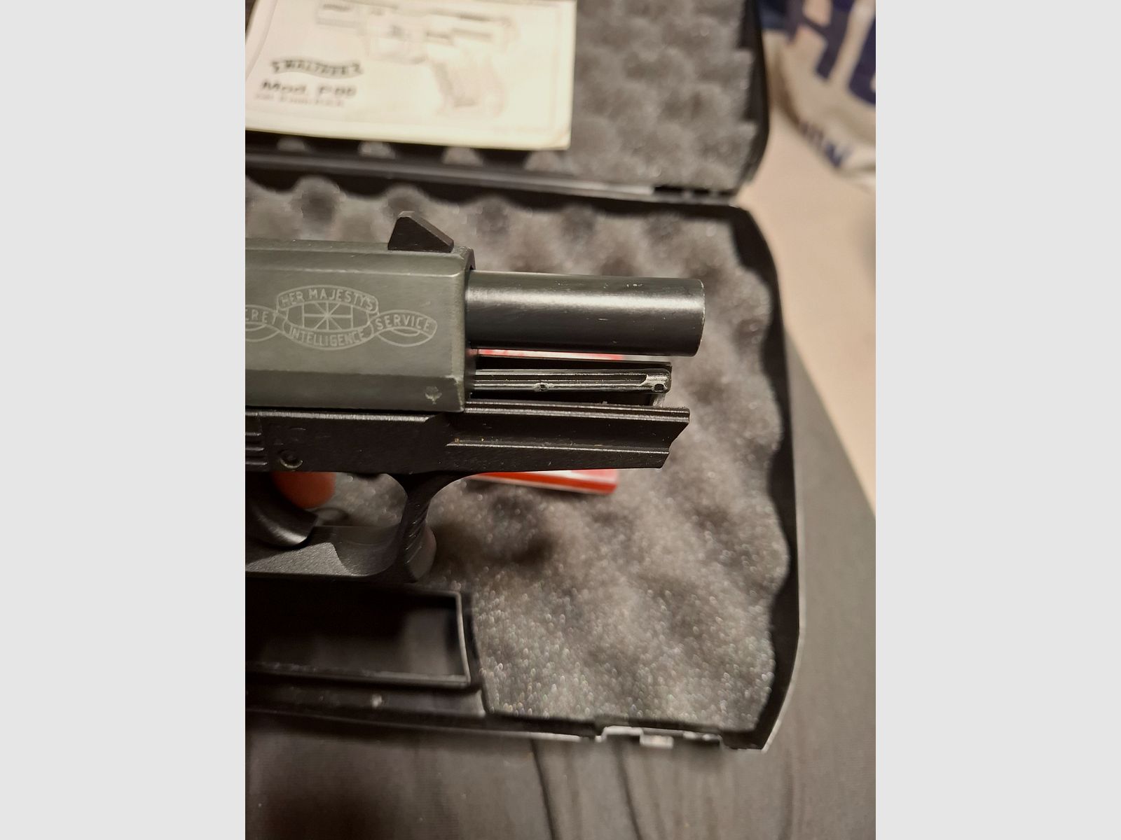 Walther P99  PTB 637  9mm P.A.K. mit Pfefferpatronen , Bild 4 von 5