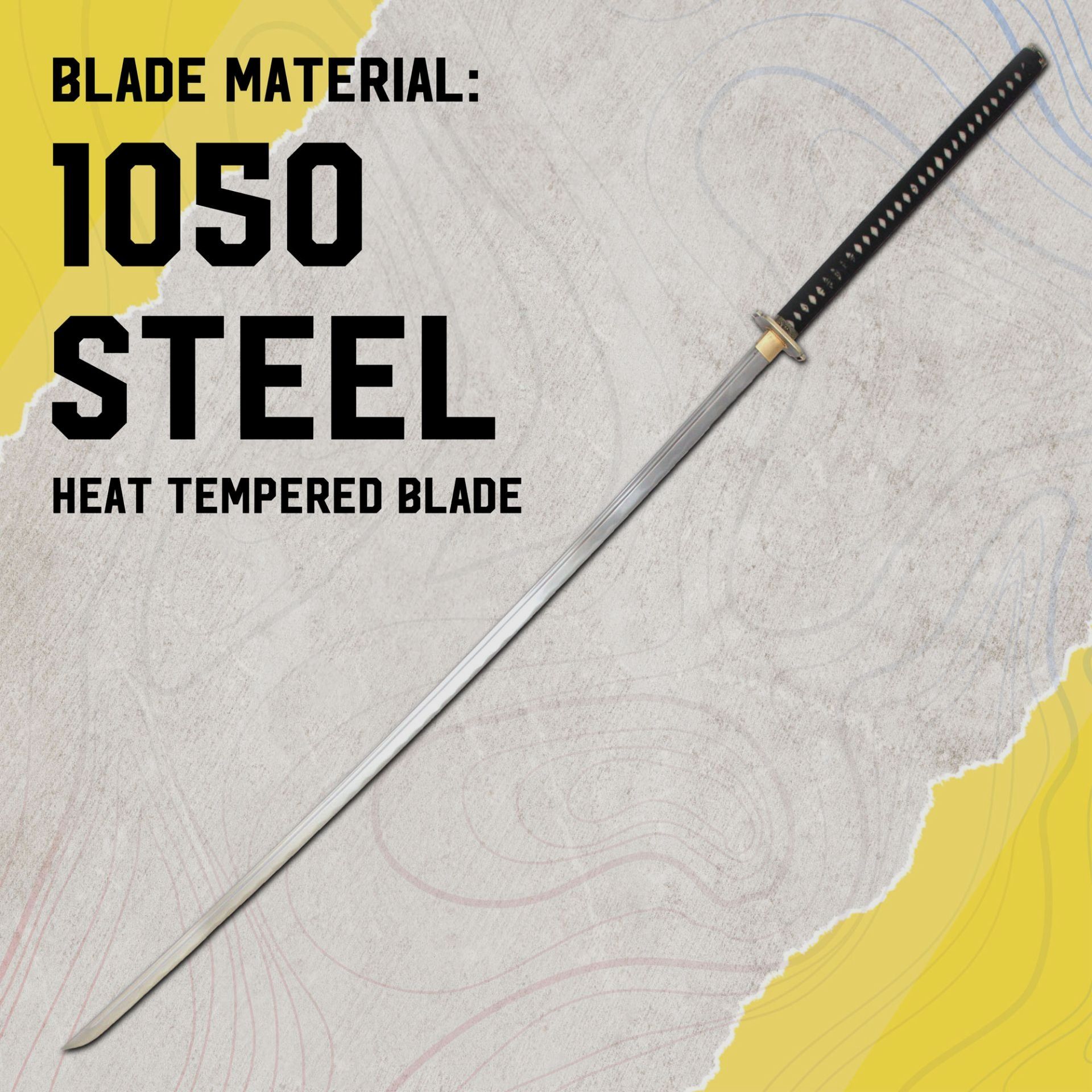  1 NODACHI / ODACHI  Épée Samurai NEU  + 1 Étui de transport rigide ,                 S COMBINAISON SPÉCIALE TOP