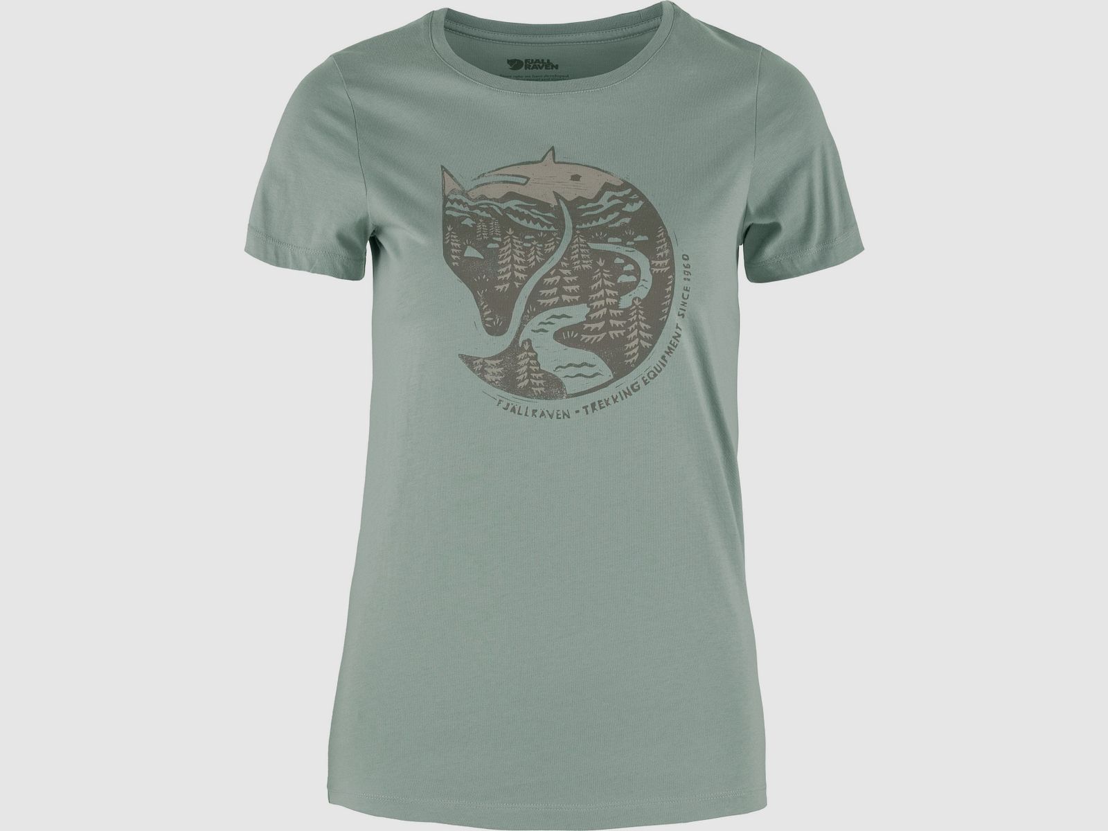 Fjllrven Damen-T-Shirt Arctic Fox Print