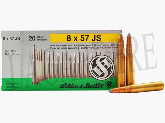 SELLIER&BELLOT SPCE 196 GRS (Patrone mit Geschoss)