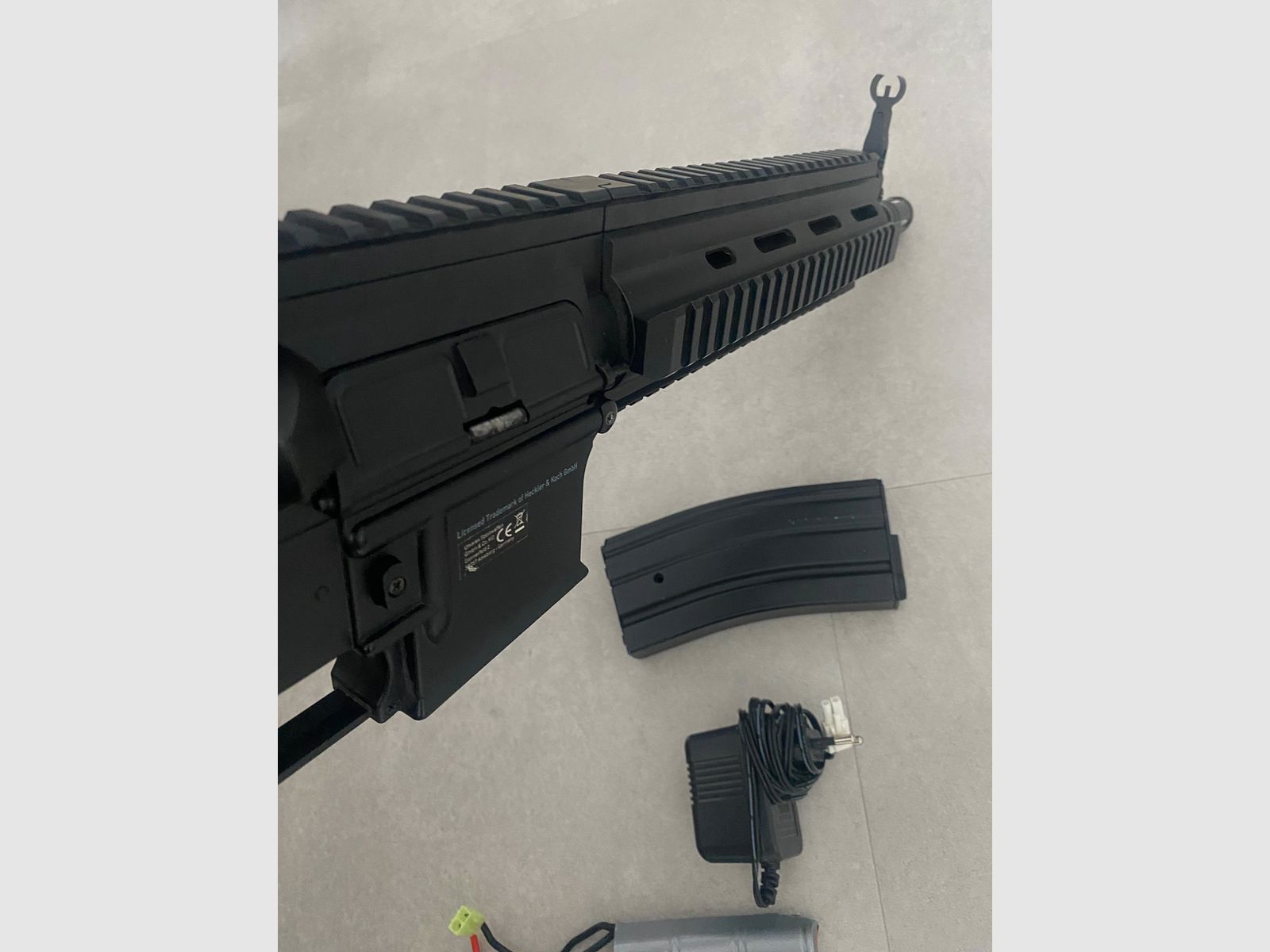 HK416 softair calibro 6 mm BB – elettrico, immagine 6 di 12