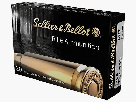 Balles Sellier & Bellot Spitzer Boat Tail - Cal. 7x64