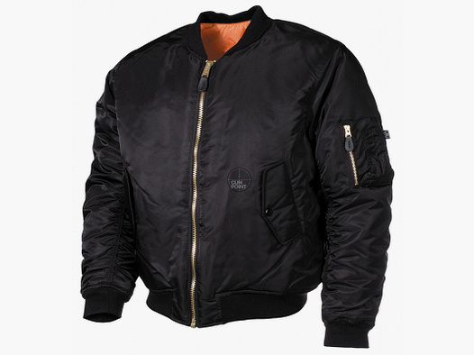 US Pilotenjacke MA1,schwarz