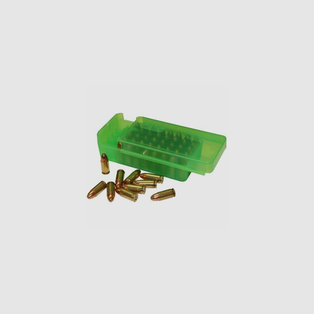 MTM scatola per munizioni 50 cartucce pistola