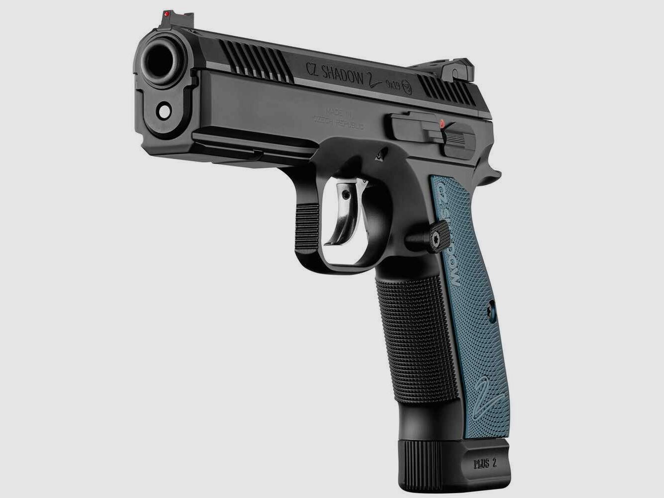 Ceska Zbrojovka, CZ CZ 75 Shadow II 9 mm Luger - Double Action - schwarz/blau