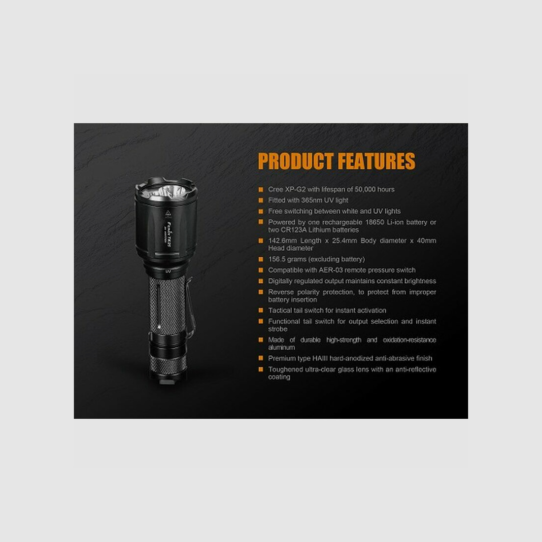 Fenix TK25 UV LED