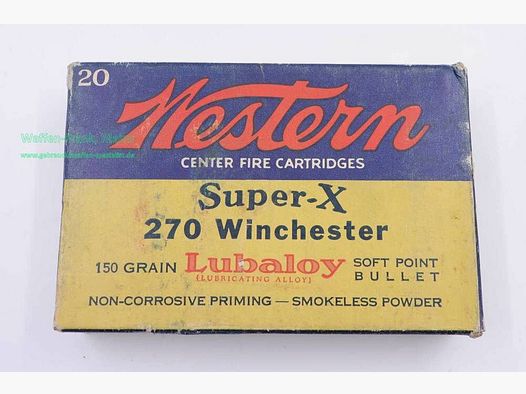 Wester Cartridge Company, USA Büchsenpatronen .270Win
