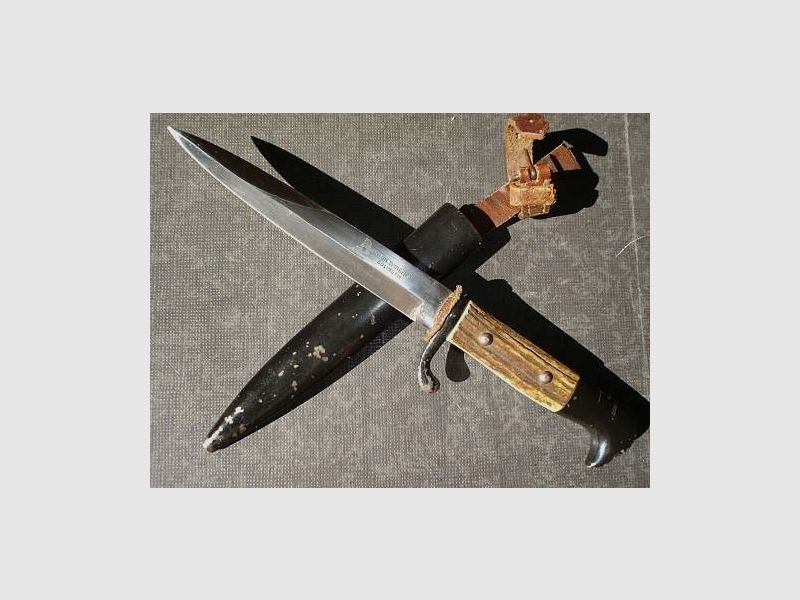 Original trench dagger Anton Wingen Jr from Wk1