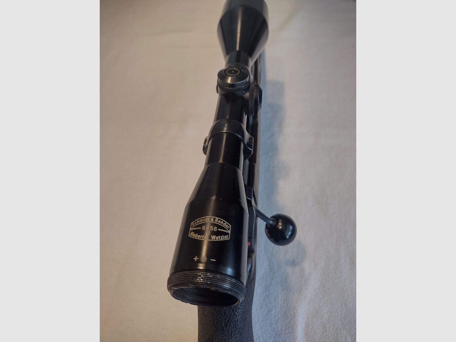 Kriegskorte Kal. 223 Zieloptik Schmidt &Bender 8x