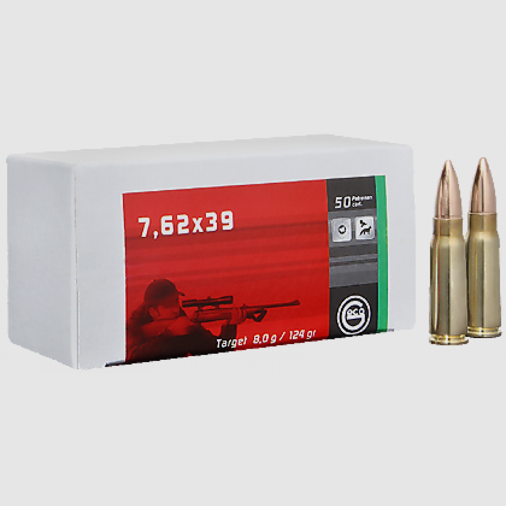 7,62×39 Target FMJ 8g / 124gr