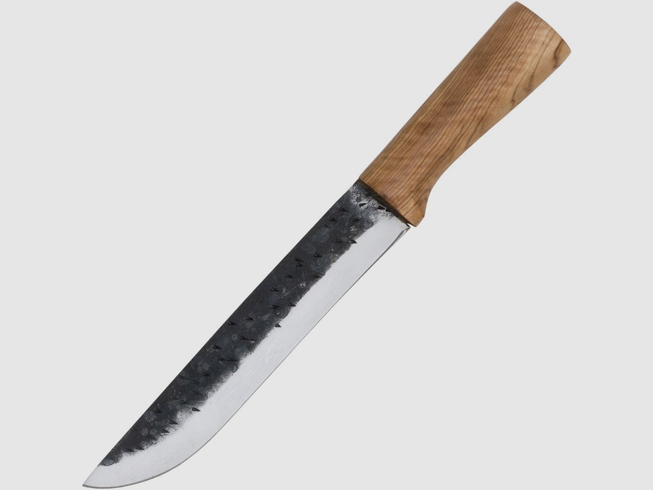Cuchillo vikingo Sax con funda de cuero
