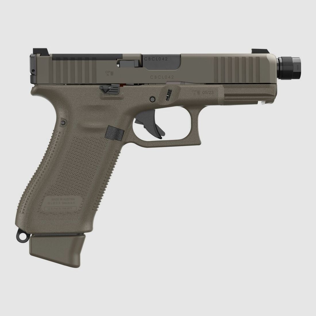 Glock Pistol 45 Gen5/MOS Hunter Edition 9 mm Luger