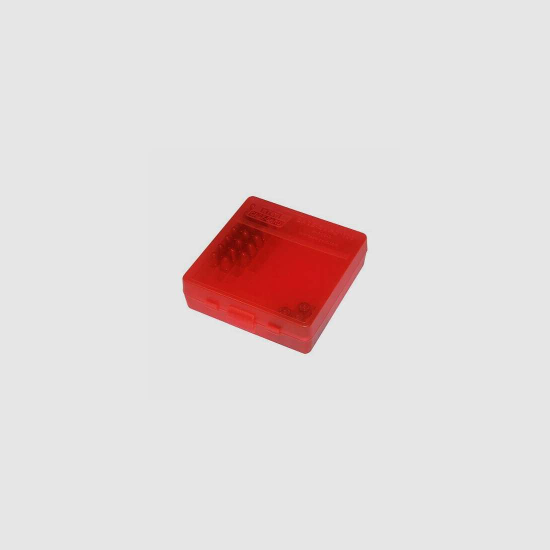MTM Patronenbox mit Klappdeckel rot .22lr 100 Patronen