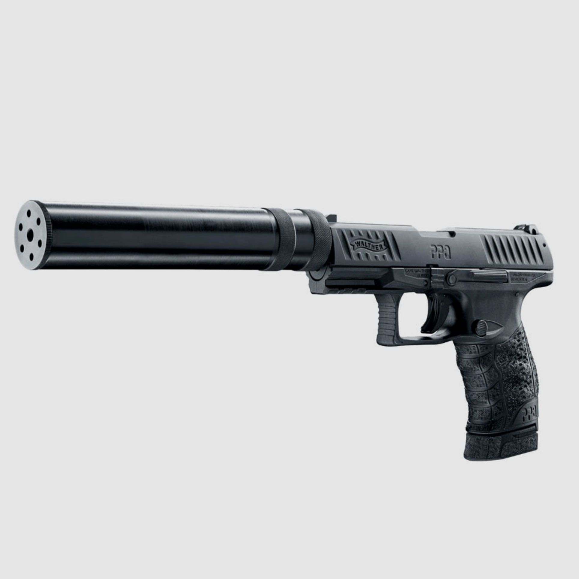 Umarex 310.02.05 Walther PPQ M2 Navy Kit 9 mm P.A.K mit Schalldämpfer Pyro