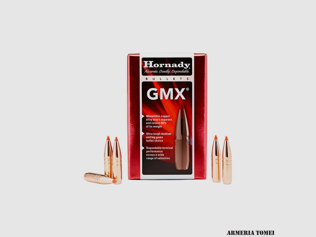 HORNADY – GESCHOSSE 22 Kal. 50GR GMX .224″ -22403 (50 STK)