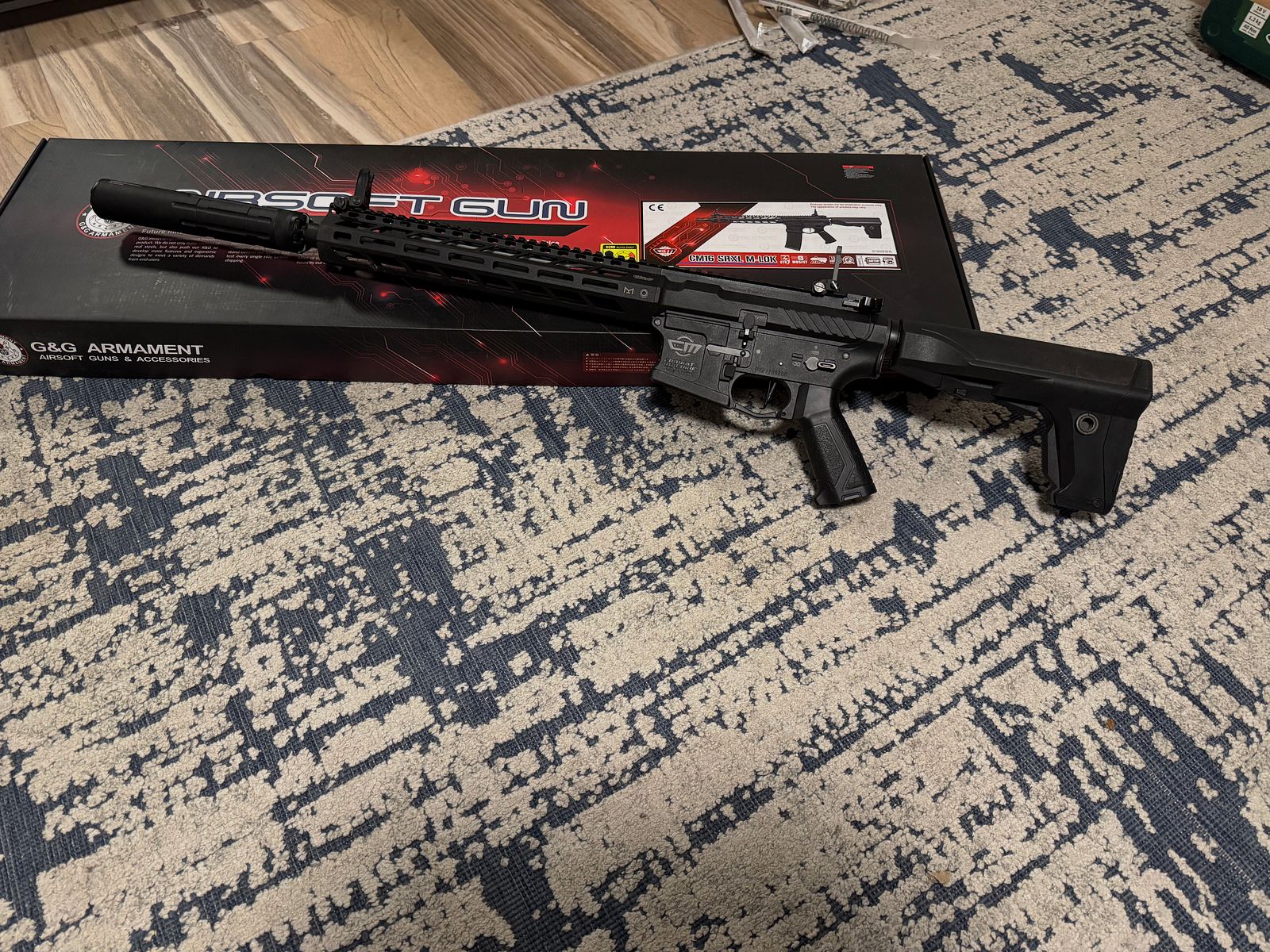 G&G CM16 SRXL M-Lok S-AEG Set