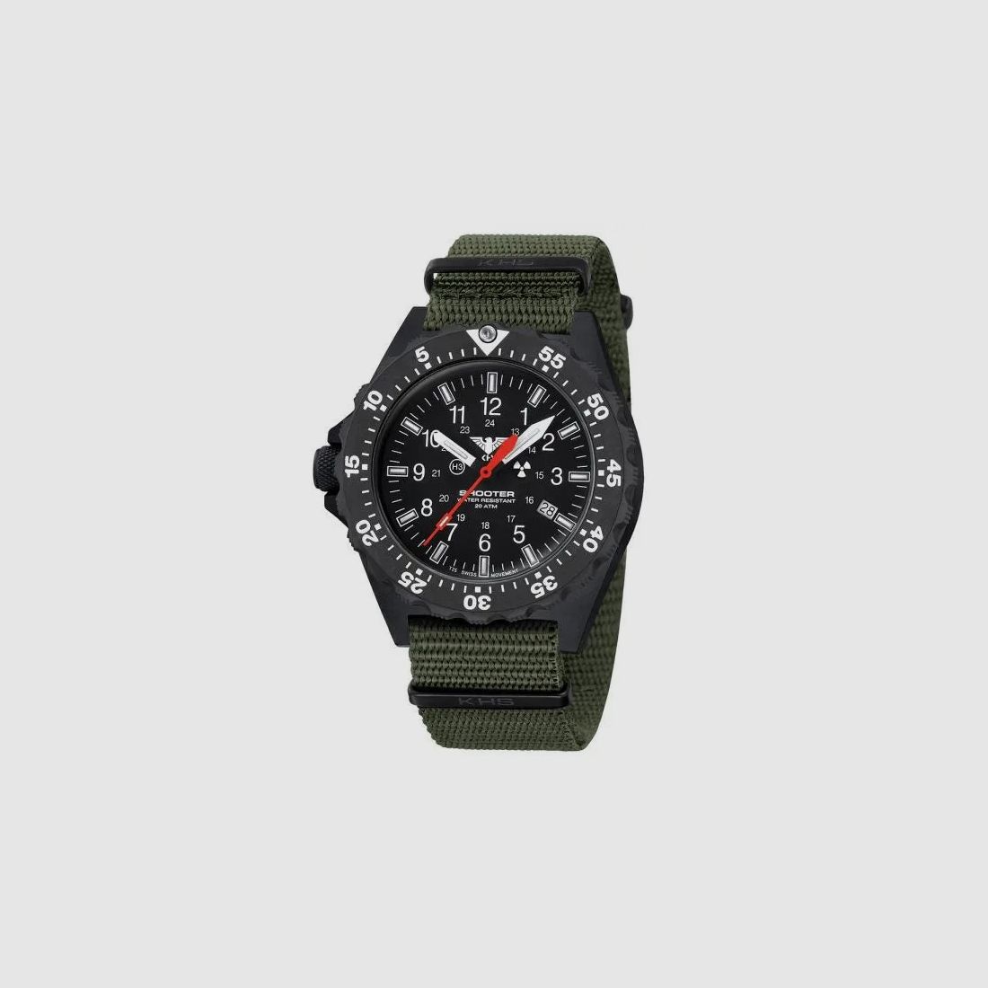 KHS KHS Uhr Shooter MKII Field Natoband oliv