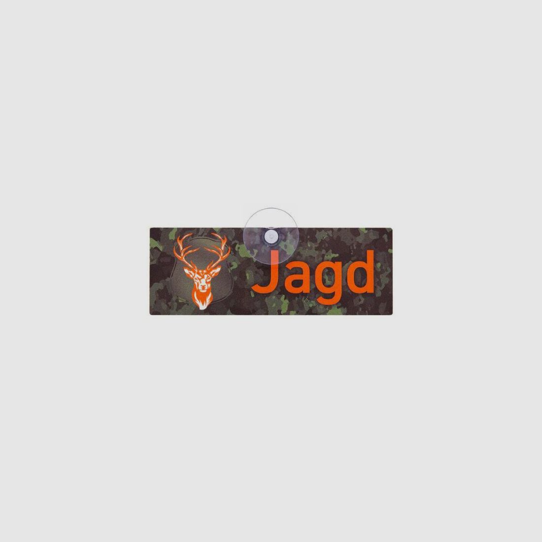 Wilde Hilde Autoschild | Jagd camo orange, Bild 1 von 4