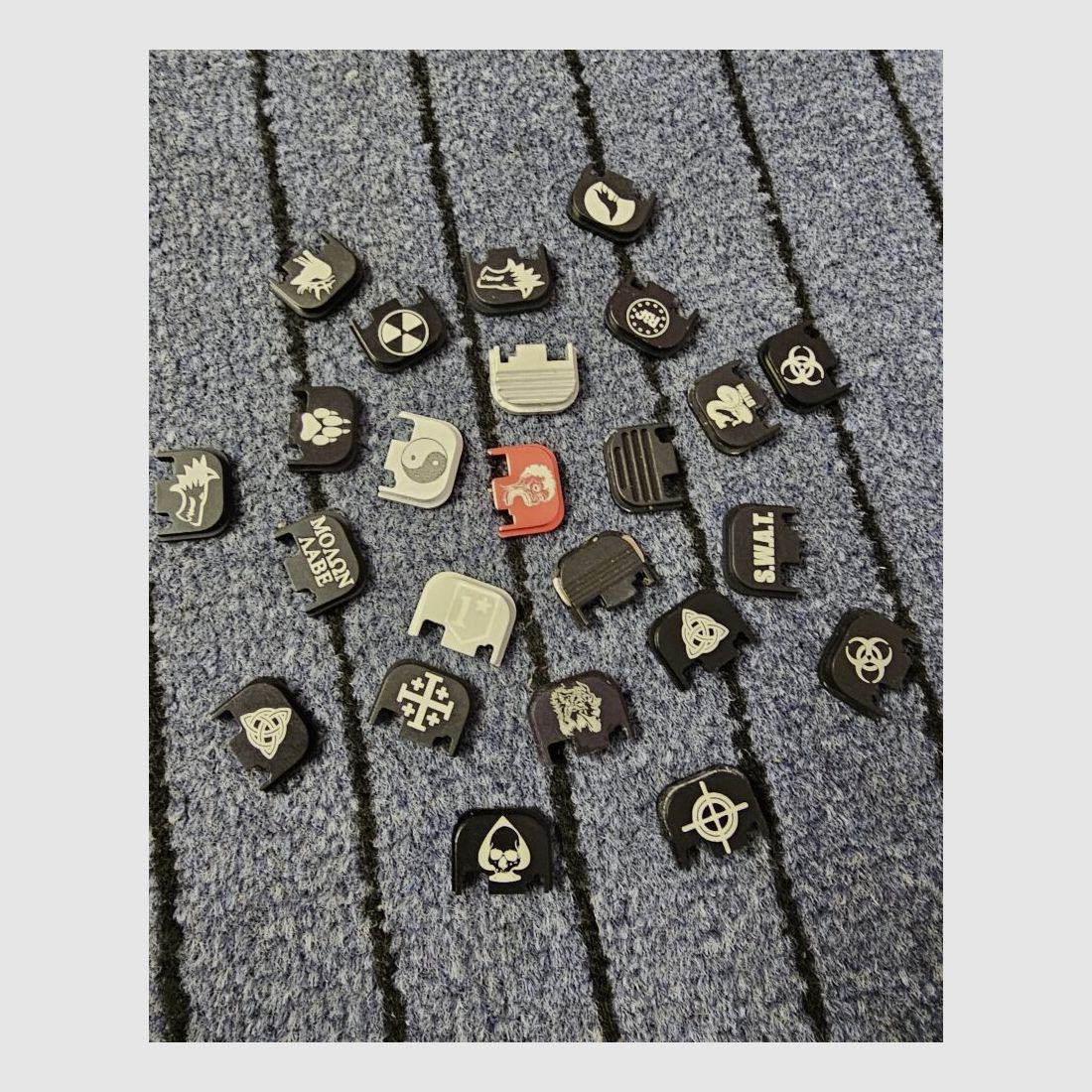 LWD piastre di copertura con design per GLOCKs, immagine 1 di 3