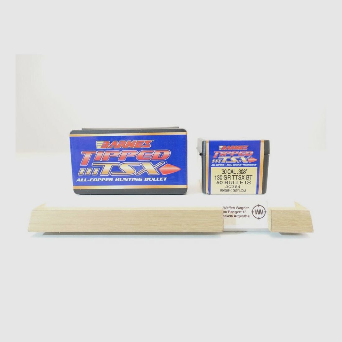 Barnes Geschosse TTSX 130grs à50 .30/.308