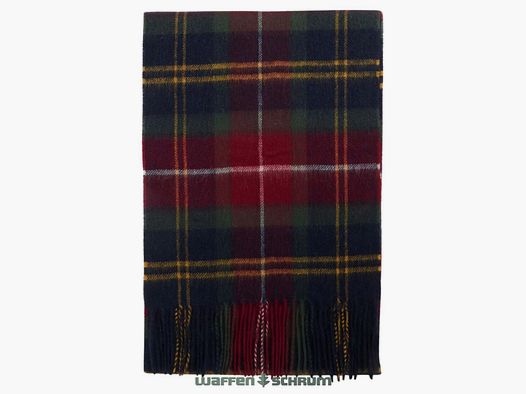 Barbour Schal Chasmere Wool Winterberry Tartan