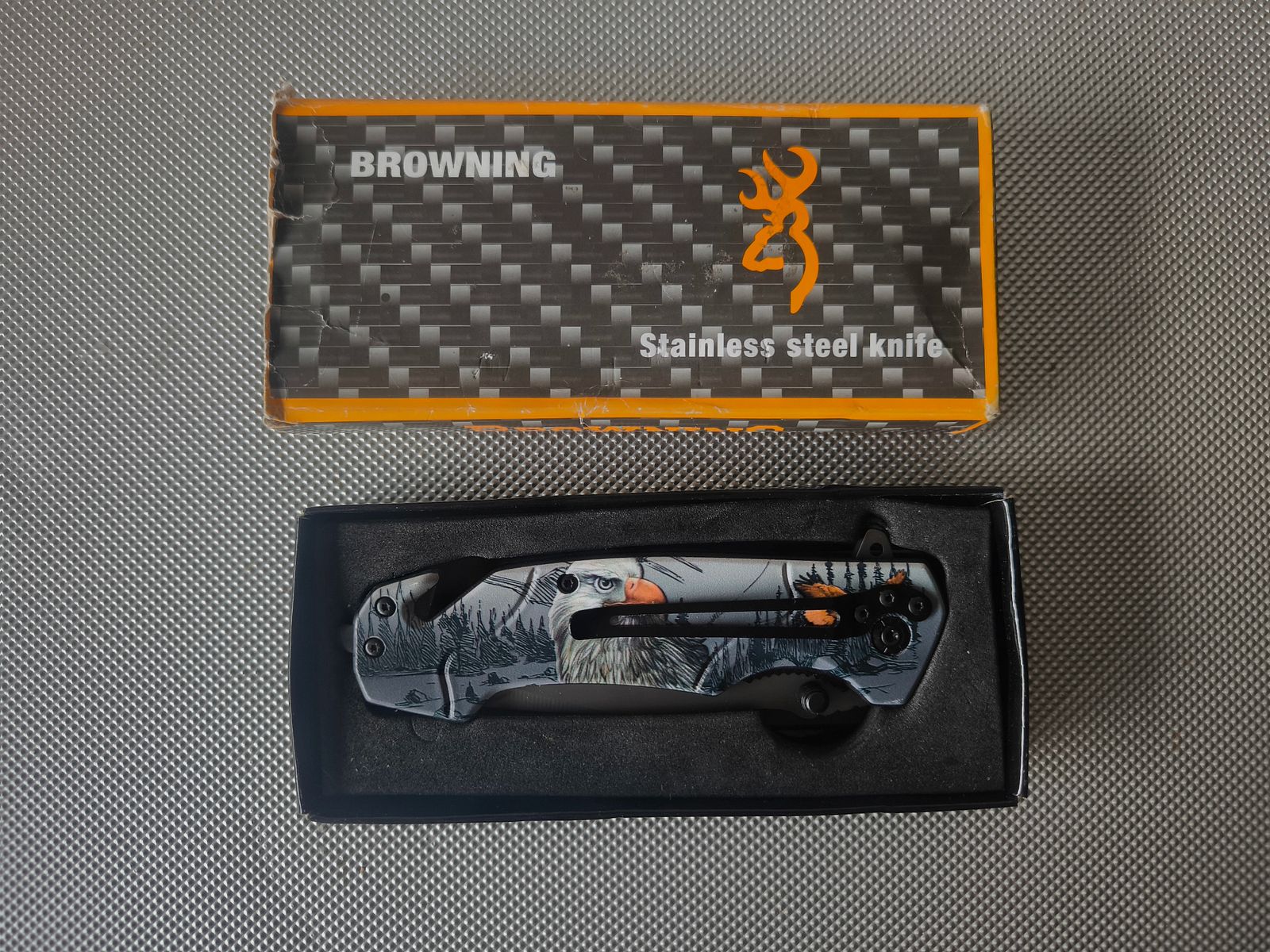 ⚠️ Achtung Sammlungs Auflösung,Klappmesser im Browning Design (Achtung kein original US  Browning!!) Unbenutzt & Kratzer Frei 