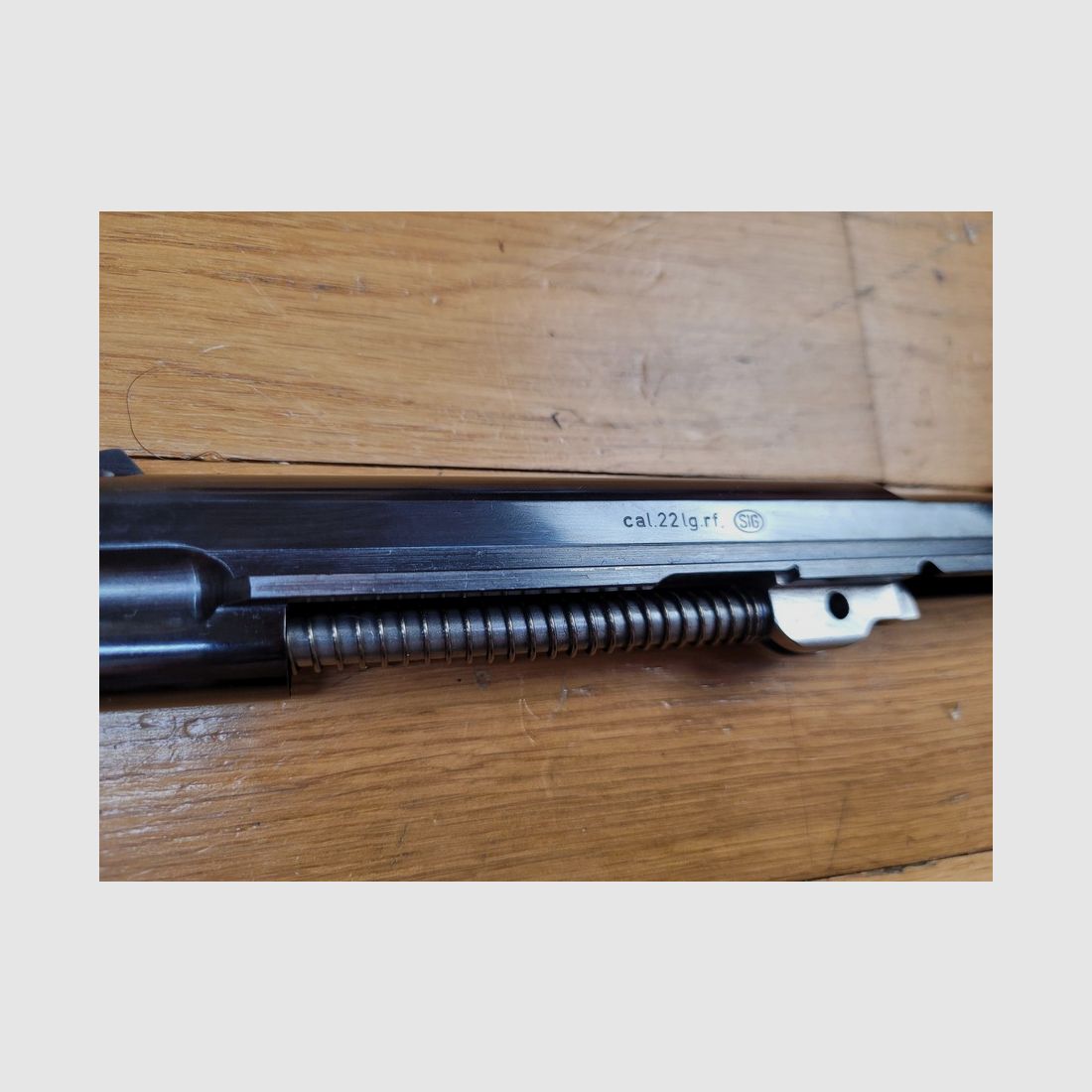 Magnificent conversion for SIG P210 – Caliber 22LR – With its dedicated magazine type 1 – Suitable for SIG with 120mm barrel like P 210-2, 3, 4, 6… – complete and in like new condition – Very rare!, image 5 of 14