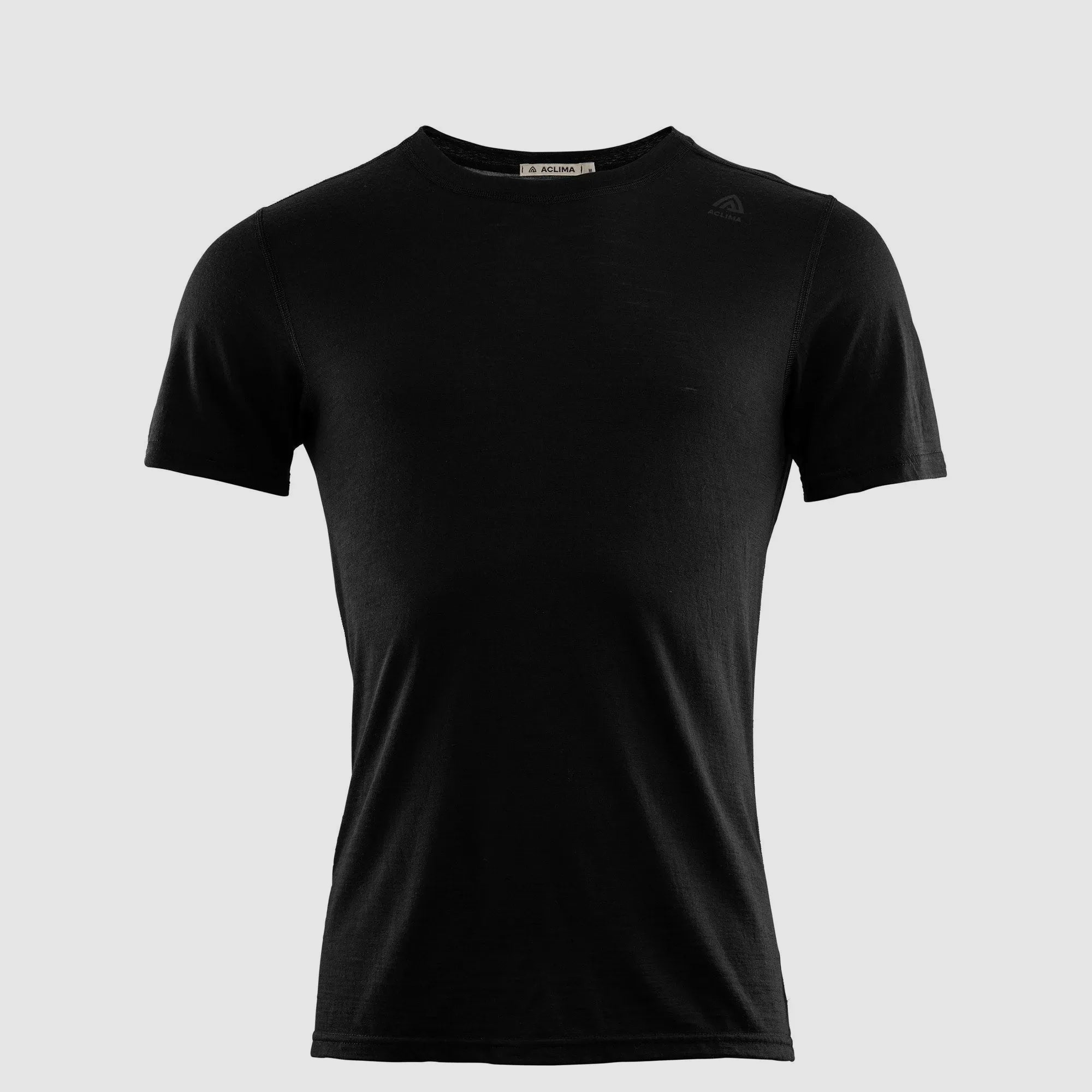 aclima Aclima T-Shirt LightWool Undershirt Tee jet black
